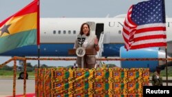 Kamala Harris a Accra