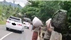 ရခိုင်ပြည်နယ် တိုက်ပွဲတွေကြောင့် နေရပ်စွန့်ခွာသူတွေတိုး