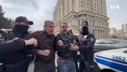 AXCP fəalı Zamin Salayevin azad edilməsi tələbilə etiraz aksiyası keçirilib