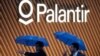 Chiến trường Ukraine là nơi thí nghiệm các sản phẩm của những công ty “quốc phòng mới” như Palantir. Hình minh họa, logo của công ty Palantir tại Davos, Switzerland, tháng Năm, 2022.