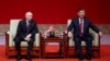 ប្រធានាធិបតី​រុស្ស៊ីលោក Vladimir Putin និង​ប្រធានាធិបតី​ចិន​លោក Xi Jinping ចូលរួម​ពិធី​អបអរ​ខួប​៧៥ឆ្នាំ​នៃ​ទំនាក់ទំនង​ចិន​និង​រុស្ស៊ី នៅទីក្រុង​ប៉េកាំង ប្រទេស​ចិន​ កាលពីថ្ងៃទី១៦ ខែឧសភា ឆ្នាំ២០២៤។ (Sputnik/Alexander Ryumin/Pool via REUTERS)