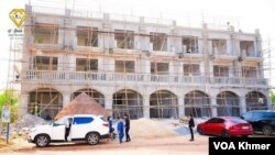 រូបភាពមួយបង្ហាញសំណង់គេហដ្ឋានរបស់​ក្រុមហ៊ុន​ ប្រ៊ីលាន ស៊ីធី របស់ឧកញ្ញា ឡេង ចាន់ណា។ (Facebook/Oknha Leng Channa)