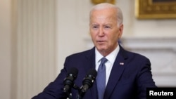 FILE - U.S. President Joe Biden delivers remarks on the Middle East at the White House in Washington, May 31, 2024.