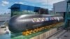 FILE - This undated handout photo released Sept. 28, 2021, by South Korea's Defense Ministry shows South Korea's 3,000-ton-class SLBM submarine at Hyundai Heavy Industries' shipyard in Ulsan. 