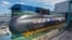 FILE - This undated handout photo released Sept. 28, 2021, by South Korea's Defense Ministry shows South Korea's 3,000-ton-class SLBM submarine at Hyundai Heavy Industries' shipyard in Ulsan. 