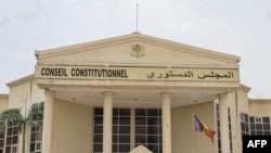 FILE - A general view of the Constitutional Council building in N'Djamena on March 14, 2024. Authorities say they had barred 10 candidates, including two fierce opponents of the military regime, from standing in the presidential election. 