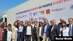 Fransanın bir neçə şəhərinin meri və digər seçkili orqanların nümayəndələri Qarabağa göndərilən humanitar yardım konvoyuna qoşulub