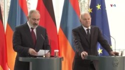 ՀՀ վարչապետ Նիկոլ Փաշինյանը և Գերմանիայի Դաշնային Հանրապետության կանցլեր Օլաֆ Շոլցը հանդիպումից հետո հանդես են եկել ելույթներով