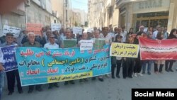 اعتراضات بازنشستگان، کرمانشاه، سه‌شنبه ۲۹ خرداد ۱۴۰۳