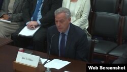 워싱턴의 비영리 조직 ‘아웃로 오션 프로젝트(The Outlaw Ocean Project)’ 설립자 겸 디렉터인 이안 우르비나 기자가 지난달 24일 ‘미 의회-행정부 중국 위원회’(CECC)가 개최한 청문회에서 증언했다.