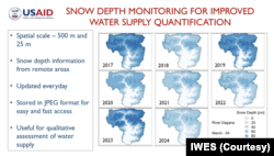 MODSNOW aniqlashicha, qor va muzliklar hajmi 2017-2024 yillar orasida keskin kamaygan
