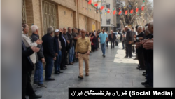 اعتراض بازنشستگان مخابرات، دوشنبه ۲۸ اسفند ۱۴۰۲