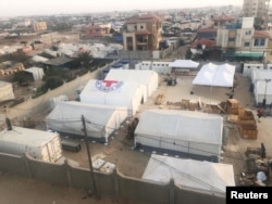 Terenska bolnica kojom upravlja Međunarodni komitet Crvenog krsta, u Rafi, u južnom Pojasu Gaze, 10. maja 2024.