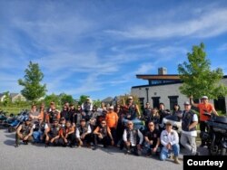 ‘Comedy for Charity’ turut disukseskan oleh komunitas perkumpulan motor besar HDCI-USA East Coast. (Foto: Dok Pribadi)