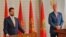  New president of Montenegro Jakov Milatovic, and xx president Milo Djukanovic. 