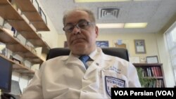 دکتر رضا سعیدی فیروزآبادی- رئیس بخش پیوند عضو دانشگاه ایالتی نیویورک