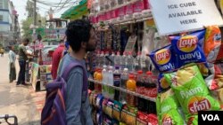 Amaldev K., a student at Delhi University, (Anjana Pasricha/VOA)