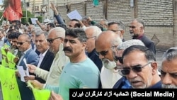 تجمع بازنشستگان تأمین اجتماعی در خوزستان. آرشیو