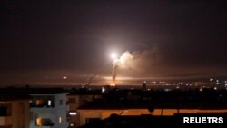 عکس آرشیوی از حملات قبلی اسرائیل به انبار تسلیحات ایران در سوریه