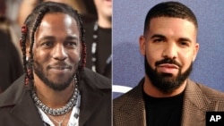 Kendrik Lamar (levo) i Drejk (Foto: AP)