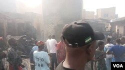 Wani sashe da gobara ta lashe a kasuwar Kurmi da ke jihar Kano, Najeriya