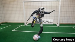 This photo shows a picture of the ARTEMIS robot, developed by researchers at the University of California, Los Angeles' Robotics and Mechanisms Laboratory. (Photo Credit: RoMeLa at UCLA)