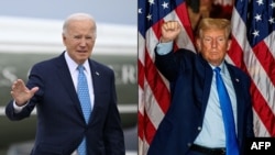 조 바이든(왼쪽 사진) 미국 대통령과 도널드 트럼프 전 대통령