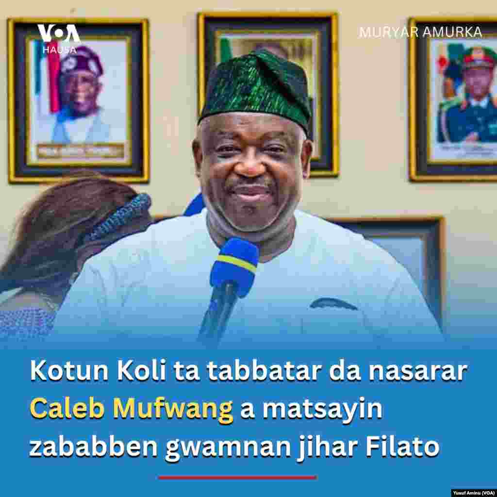 Gwamnan Jihar Filato, Caleb Muftwang