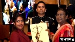 ভারতের অর্জুন’ পুরস্কার পেলেন পশ্চিমবঙ্গ থেকে টেবিল টেনিস খেলোয়াড় ঐহিকা মুখোপাধ্যায়। ৯ জানুয়ারি, ২০২৪।