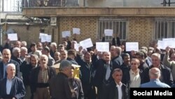 تجمع بازنشستگان در شهرهای مختلف - سه‌شنبه ۹ اسفند ۱۴۰۱