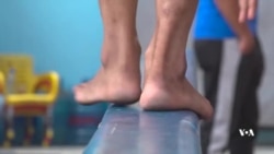 Pakistani sisters choose gymnastics over working as child laborers