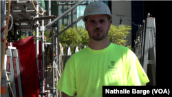 Chance Conway, ouvrier spécialisé en rénovation, Washington DC.