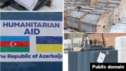 Azərbaycanın Ukraynaya humanitar yardımı (Fotolar səfir Seymur Mərdəliyevindir )