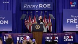 លោក Biden និងលោក Trump ប្រជែងគ្នាយកសំឡេងគាំទ្រអ្នកបោះឆ្នោតស្ត្រី