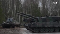 Украински војници од првите борбени линии избрани да тренираат со тенковите „леопард“