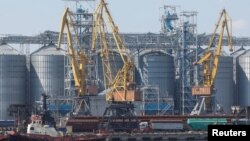 მარცვლეულის ტერმინალი ოდესაში, უკრაინა. 9 აგვისტო, 2022 წ.