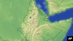 የኢትዮጵያ ካርታ