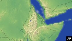 የኢትዮጵያ ካርታ 