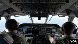 Гласот на Америка доби ексклузивен пристап да лета со екипажот на овој авион за патролирање