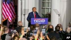 Над 4,5 милиони долари дошле од дигитално собирање средства, додека 2,1 милиони долари биле собрани од донаторски настан вчера во голф клубот на Трамп во Њу Џерси