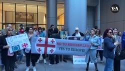 "არა რუსულ კანონს!" - საპროტესტო აქცია ნიუ-იორკში