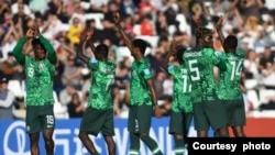 'Yan wasan Najeriya (Hoto: Facebook/NFA)