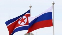  블라디미르 푸틴 러시아 대통령과 김정은 북한