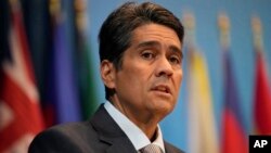 Palau President Surangel S. Whipps Jr. attends the 79th commission session of the Economic and Social Commission for Asia and the Pacific at U.N. regional office in Bangkok, May 15, 2023.