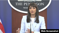사브리나 싱 미국 국방부 부대변인(자료사진)