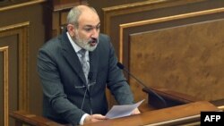 ՀՀ վարչապետ Նիկոլ Փաշինյանը` Ազգային ժողովում, AFP 