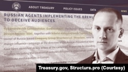 Ruski politički konsultant Ilja Gambašidze. (Kreirao Evgeny Barano, VOA Russian Service)