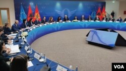 Zajednička sjednica Vlada Crne Gore i Albanije u Podgorici (Foto: VOA, Jovo Radulović)