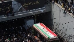 အီရန်သမ္မတနဲ့ ရဟတ်ယာဉ် ပျက်ကျသေဆုံးသူတွေ ဈာပန တီဟီရန်မှာကျင်းပ