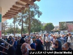 اعتراضات بازنشستگان در ایران، سمنان، سه‌شنبه ۳۱ مرداد ۱۴۰۲